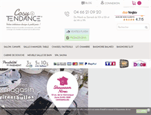 Tablet Screenshot of cosy-tendance.com